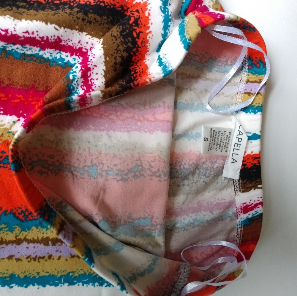 Multi Stripe Tube Dress - Picture 3 of 7